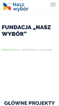 Mobile Screenshot of naszwybor.org.pl